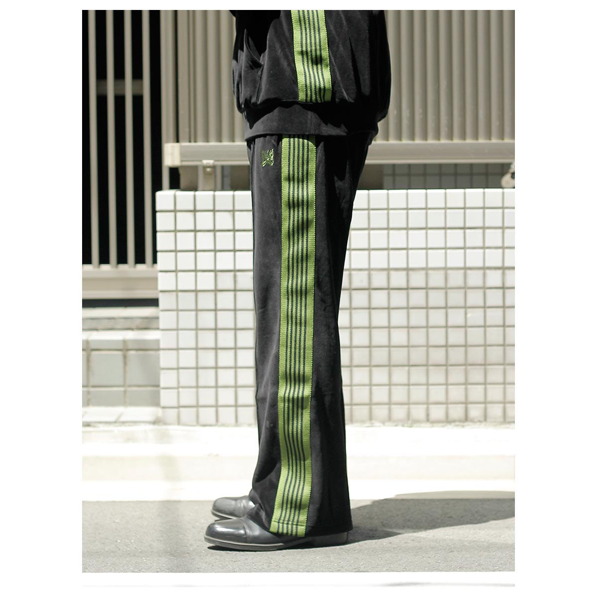 �ˡ��ɥ륺 NEEDLES   �٥��� �֡��ĥ��å� �ȥ�å��ѥ�� Boot-Cut Track Pant - C/PE Velour (RW326)