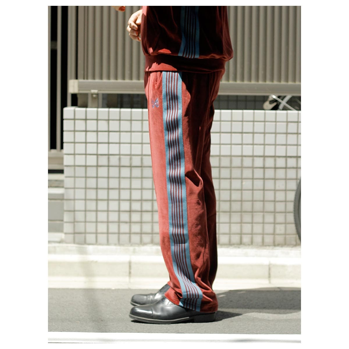 �ˡ��ɥ륺 NEEDLES   �٥��� �ʥ����ȥ�å��ѥ�� Narrow Track Pant - C/PE Velour (RW325)