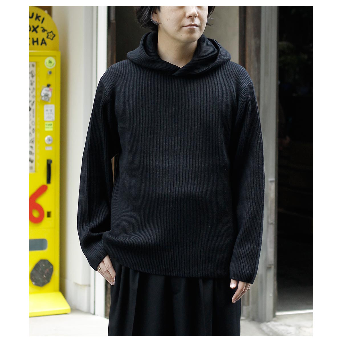 Хȥʡ BATONER å  ץѡ SOLID WOOL RIB PULL PARKER (BN-25FM-043)