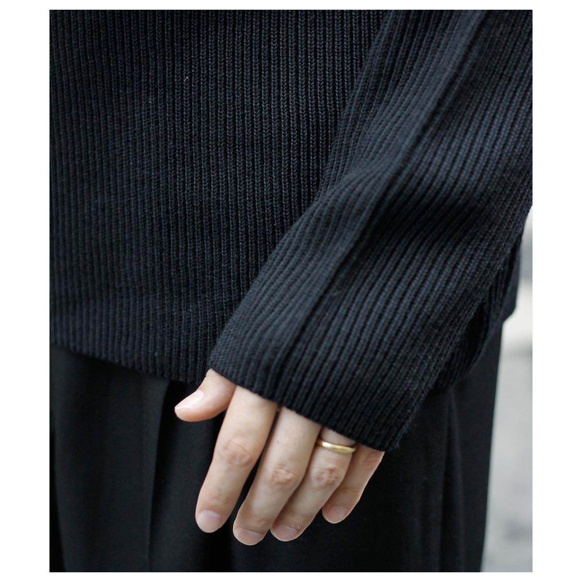 Хȥʡ BATONER å  ץѡ SOLID WOOL RIB PULL PARKER (BN-25FM-043)