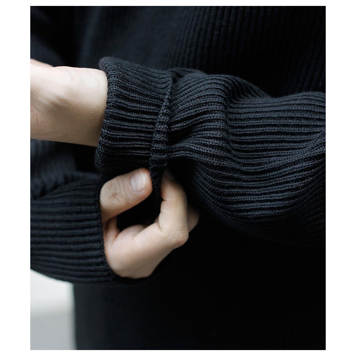 Хȥʡ BATONER å  ץѡ SOLID WOOL RIB PULL PARKER (BN-25FM-043)