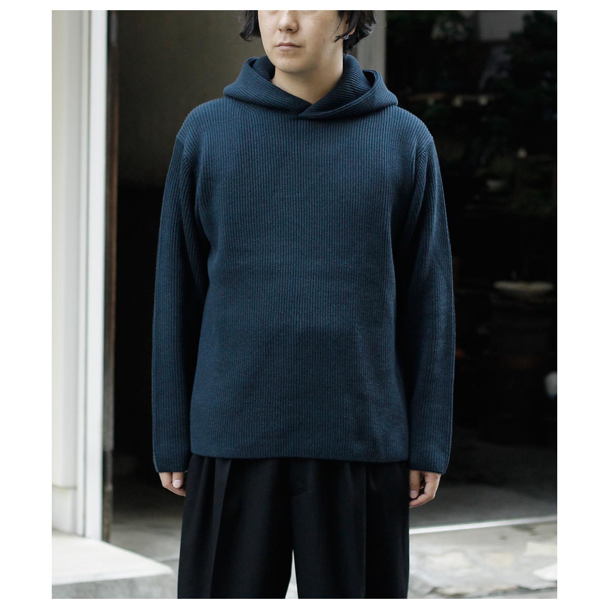 Хȥʡ BATONER å  ץѡ SOLID WOOL RIB PULL PARKER (BN-25FM-043)