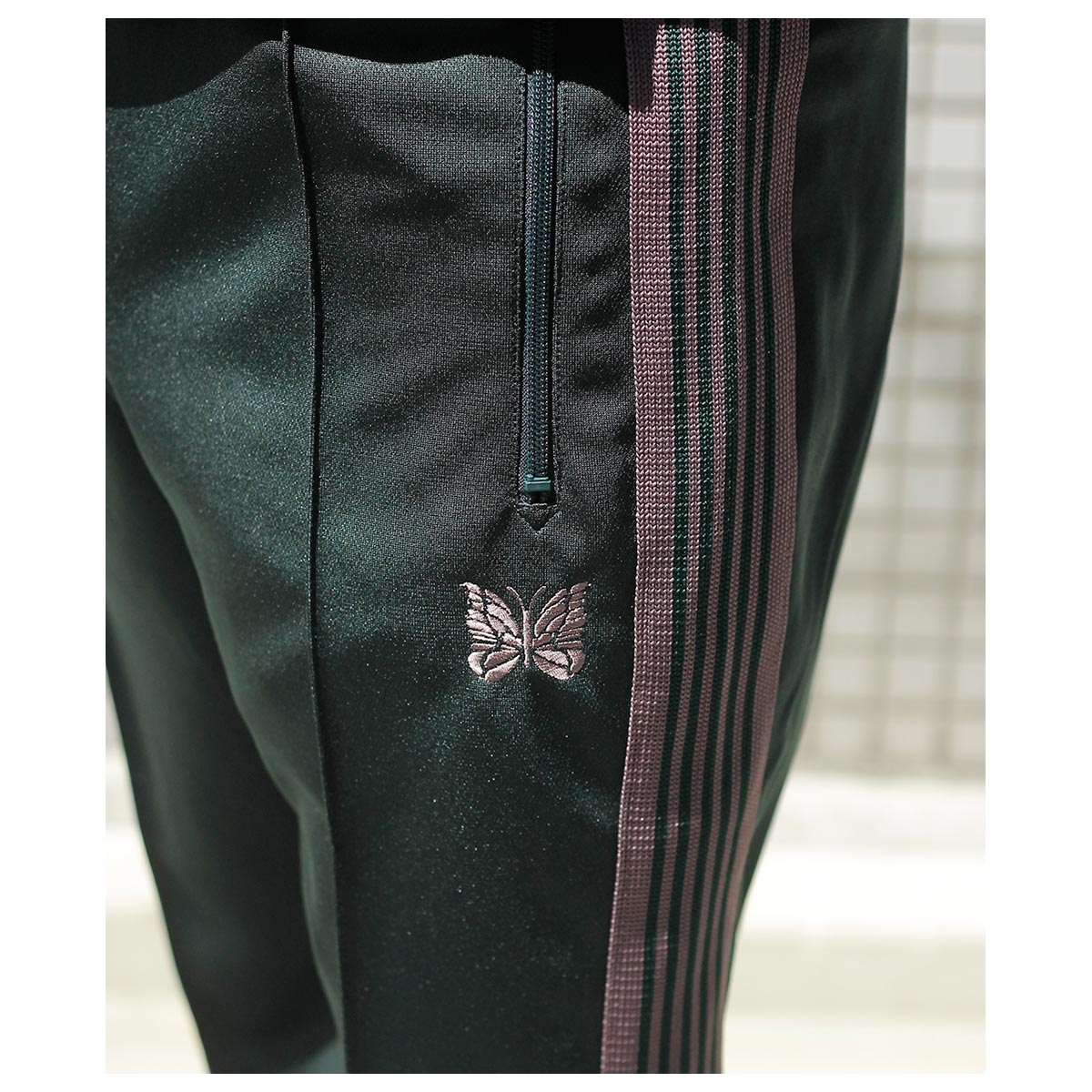 ニードルズ NEEDLES ブーツカット トラック パンツ ポリスムース Boot