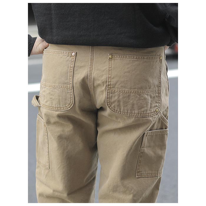 orSlow ���������� �롼���ե��å� �ڥ��󥿡� �ѥ�� �֥饦�� LOOSE FIT PAINTER PANTS BROWN (01-5228-53)