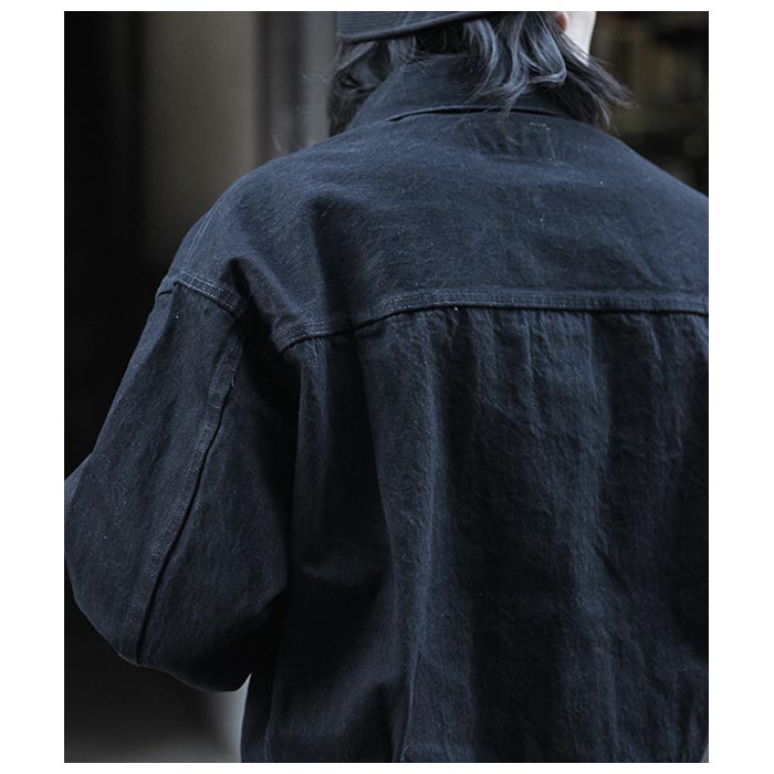 �������� 1000S ����ӥ��֥� �ץ꡼�ĥǥ˥ॸ�㥱�å� INVISIBLE PLEATED DENIM JACKET (TH-059)