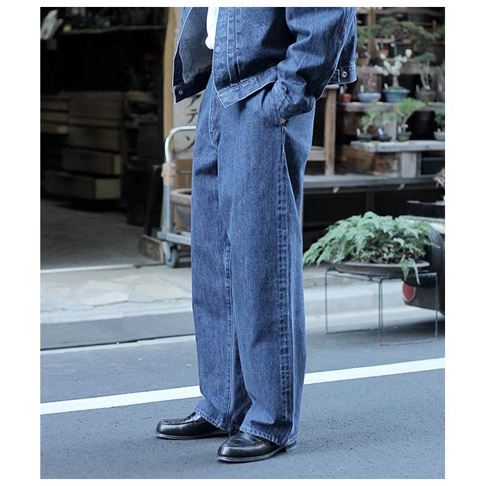 �������� 1000S ����ӥ��֥� 5�ݥ��å� �Х����ǥ˥�ѥ�� INVISIBLE 5P DENIM PANTS - BAGGY (TH-060)