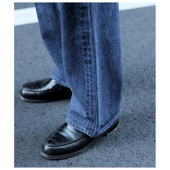 �������� 1000S ����ӥ��֥� 5�ݥ��å� �Х����ǥ˥�ѥ�� INVISIBLE 5P DENIM PANTS - BAGGY (TH-060)