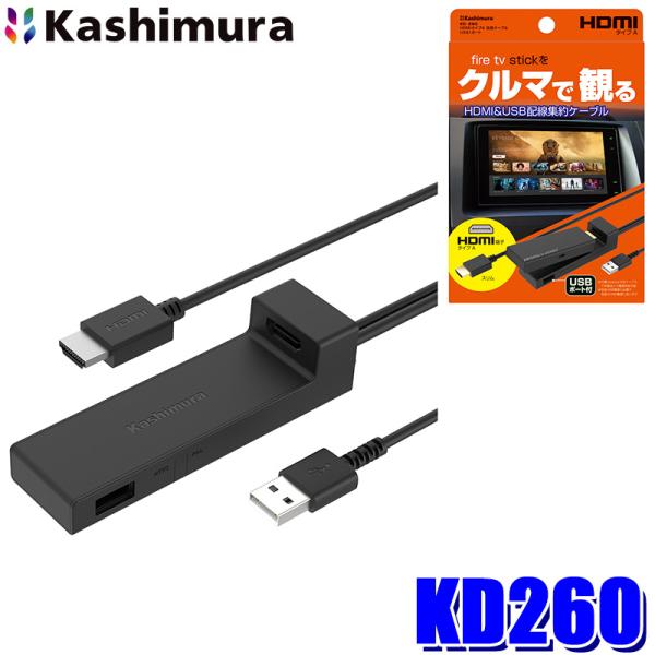 Kashimura カシムラ スマートカープレイヤー KD-256 Apple