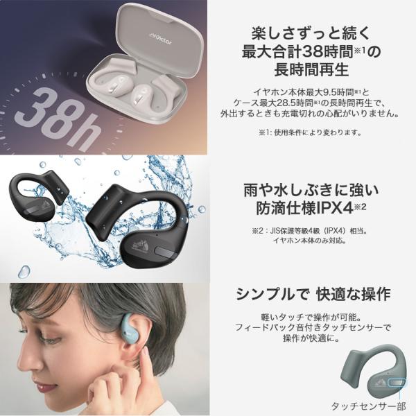 HA-NP50T-B JVCケンウッド KENWOOD ビクター Victor nearphones