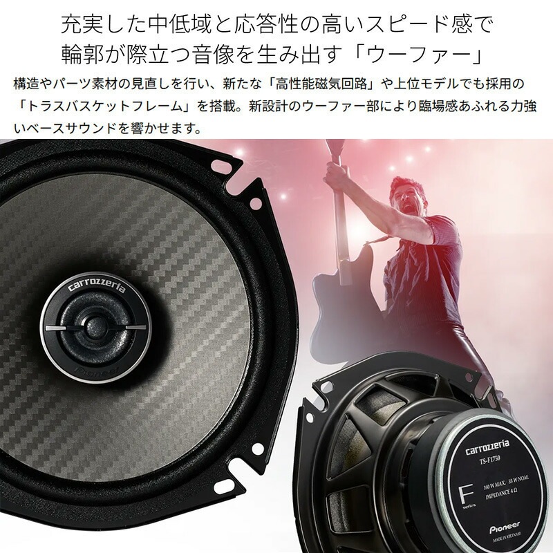 TS-F1650 Pioneer パイオニア carrozzeria カロッツェリア 16cm