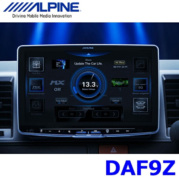 DAF9Z アルパイン 9型フローティング ビッグDA apple CarPlay