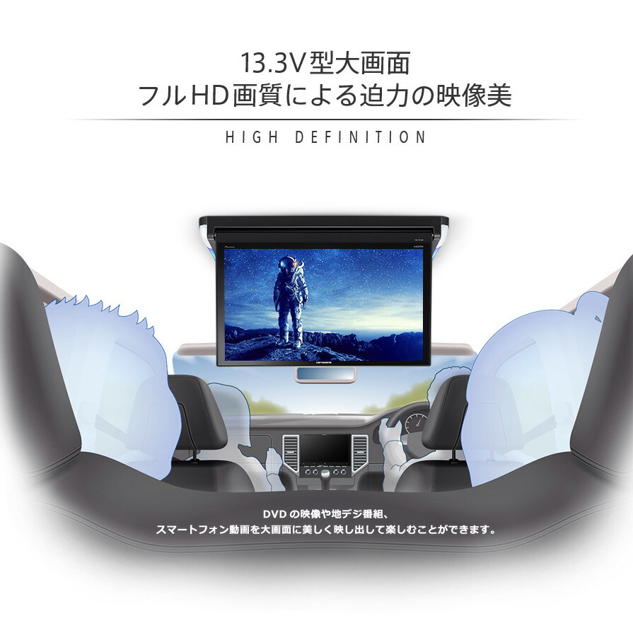 TVM-FW1300II-B pioneer パイオニア carrozzeria カロッツェリア 13.3V