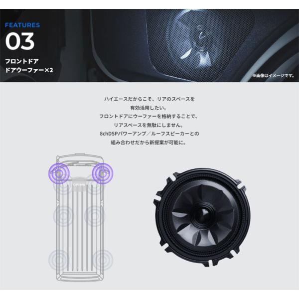 OPTM8-HI ALPINE アルパイン ハイエース専用OPTMサウンドシステム