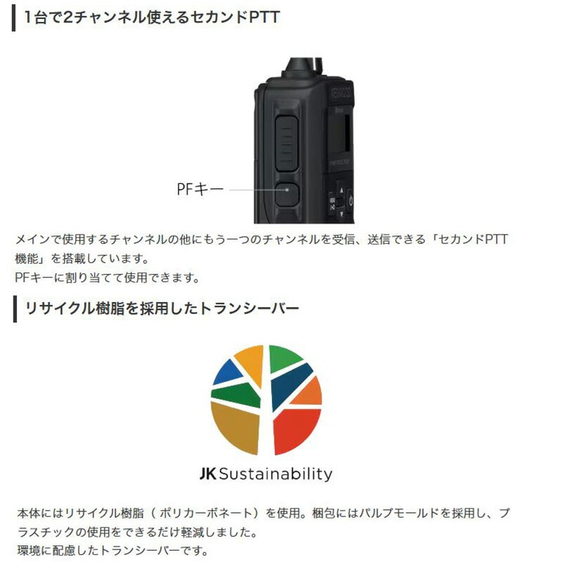 UBZ-BM51 KENWOOD ケンウッド 中継器対応特定小電力トランシーバー