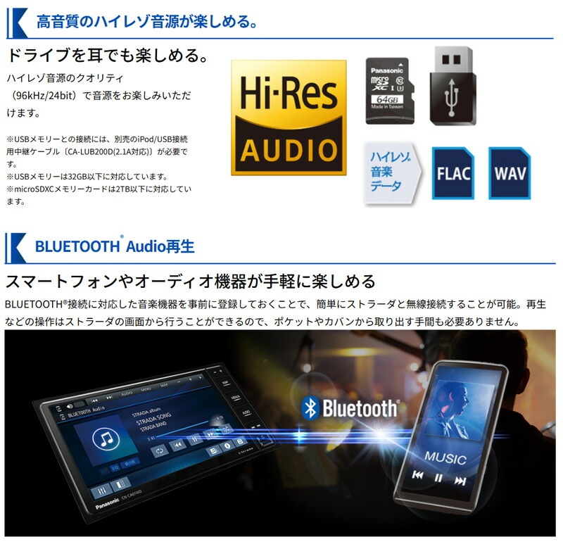 CN-CE01WDA Panasonic パナソニック Strada ストラーダ 7V型HD液晶