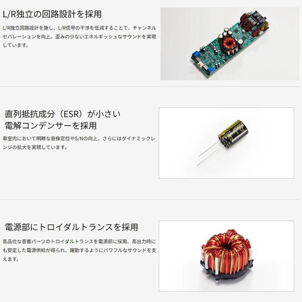 carrozzeria GM-D2400 パワーアンプ GM-D2400 pioneer パイオニア carrozzeria カロッツェリア 100W×4