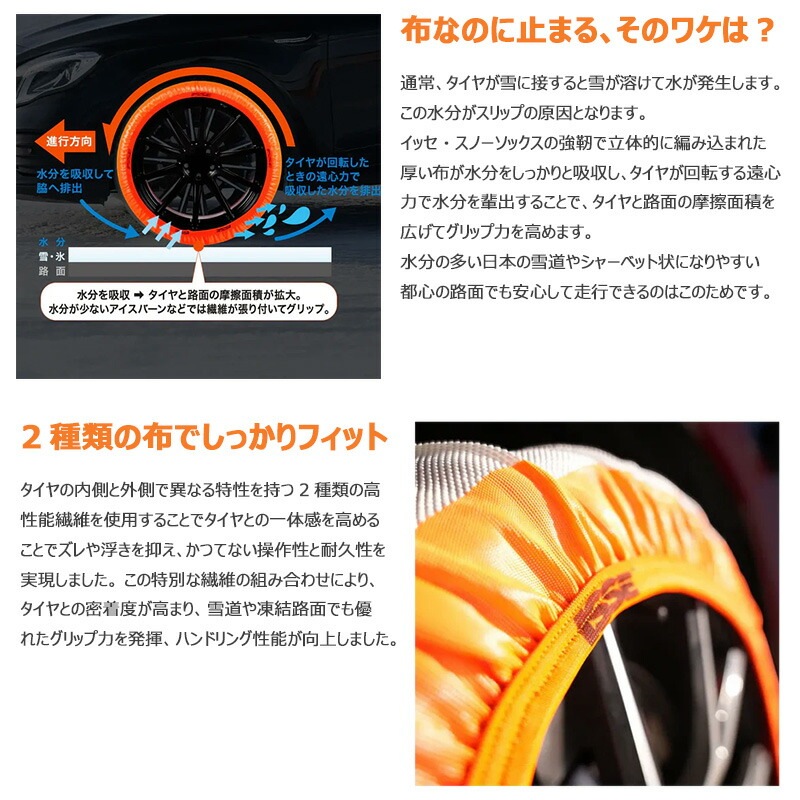 ISSEオフィシャル認定店】ISSE イッセ スノーソックス SUPER TYPEII 