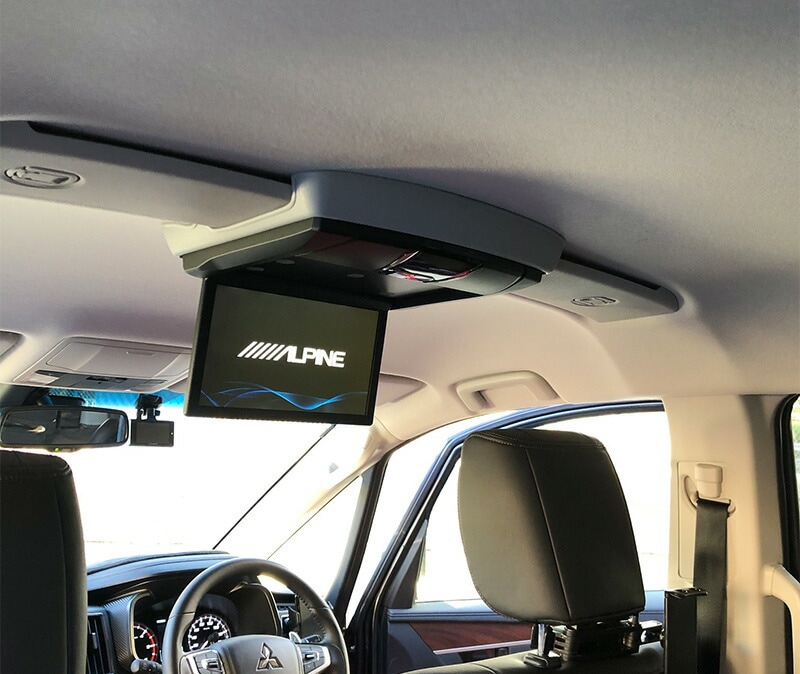 フリップダウンモニター RSH10XSーLーB デリカd5 マッハワン ALPINE