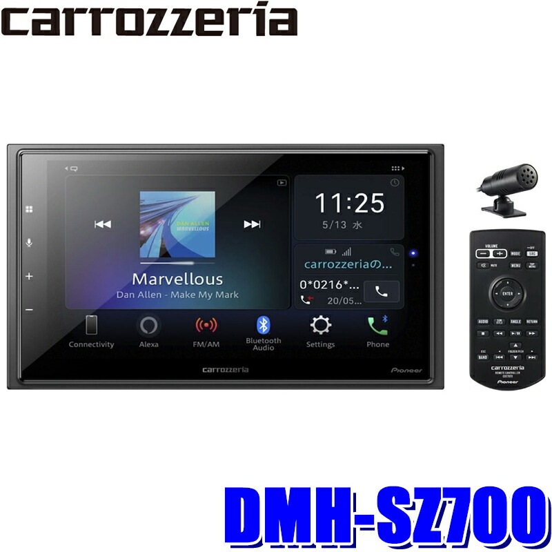 DMH-SZ700 パイオニア カロッツェリア 6.8型モニター内蔵apple