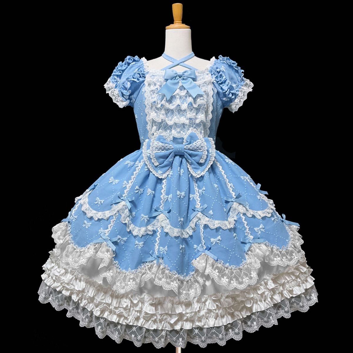 The Witch's Dress」魔女ワンピース【素材、レース、リボン