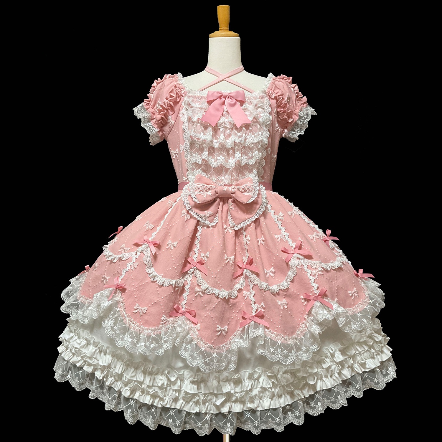 最新作】「Rose Degas Op.10PW」ジャカード調お姫様ドレス/浮き彫りの