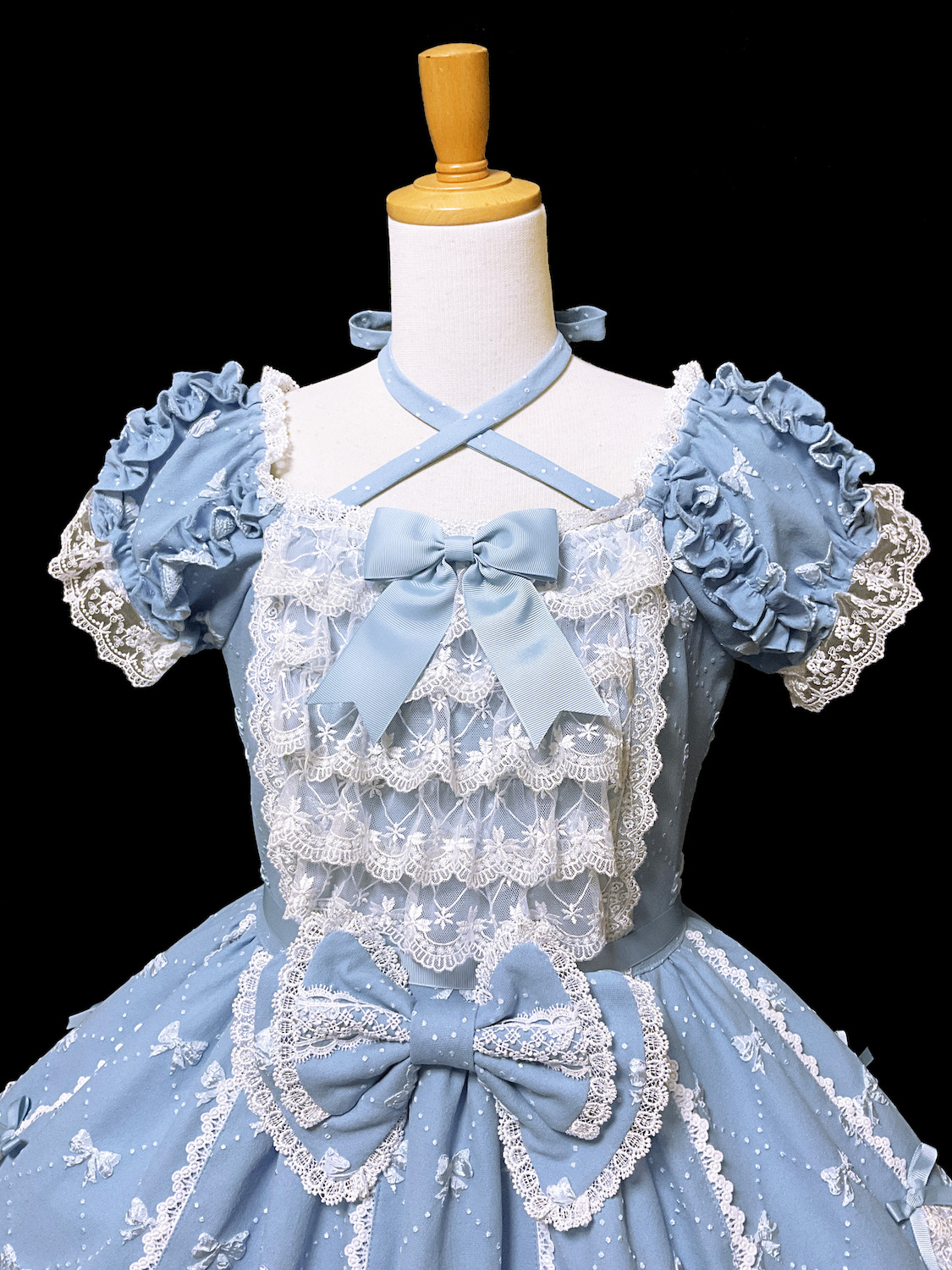 最新作】「Sax Blue Degas Op.10SX」ジャカード調お姫様ドレス