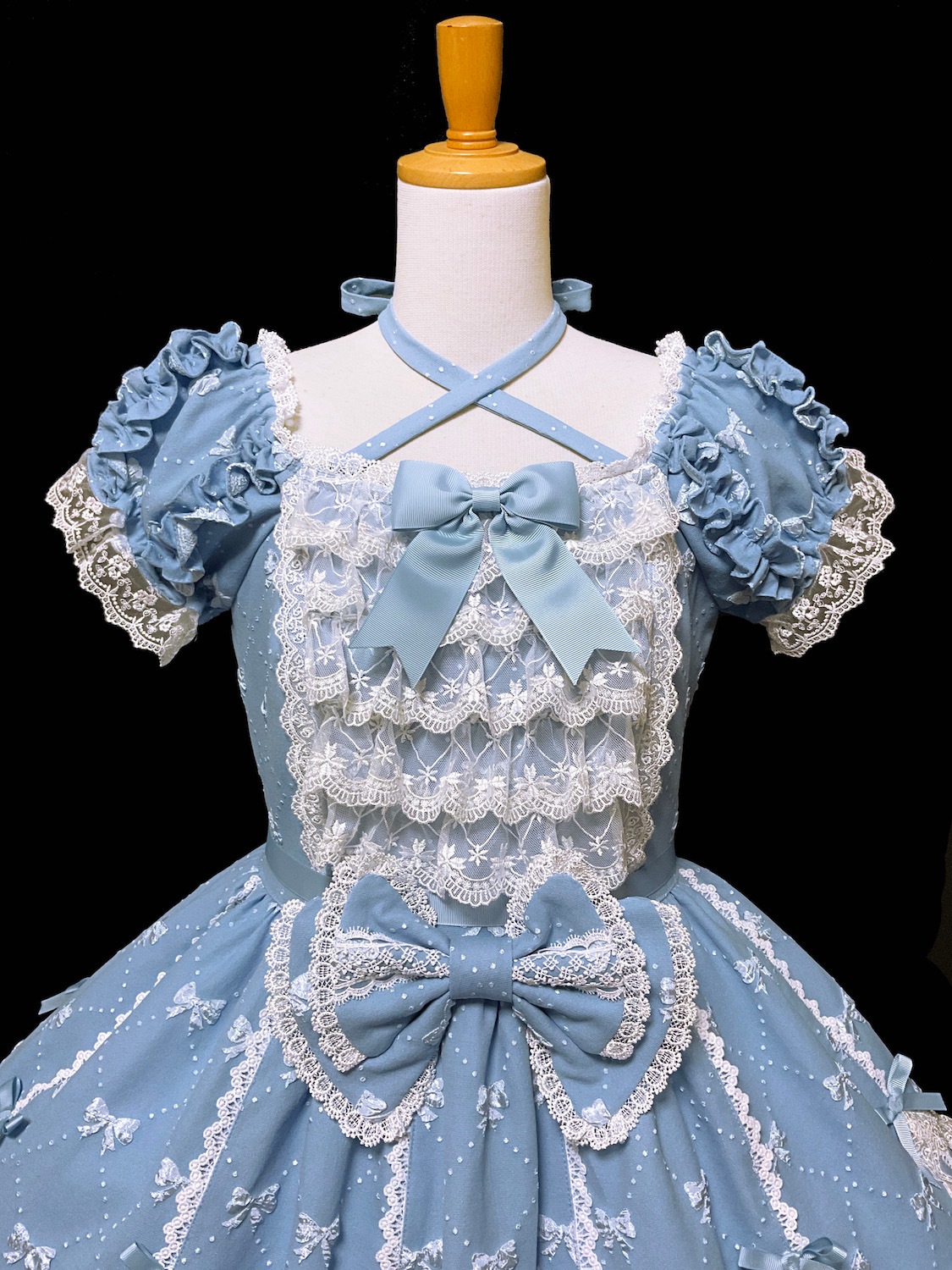 レア！ merletage vintage 幼き頃の夢ドレス サックスM レア