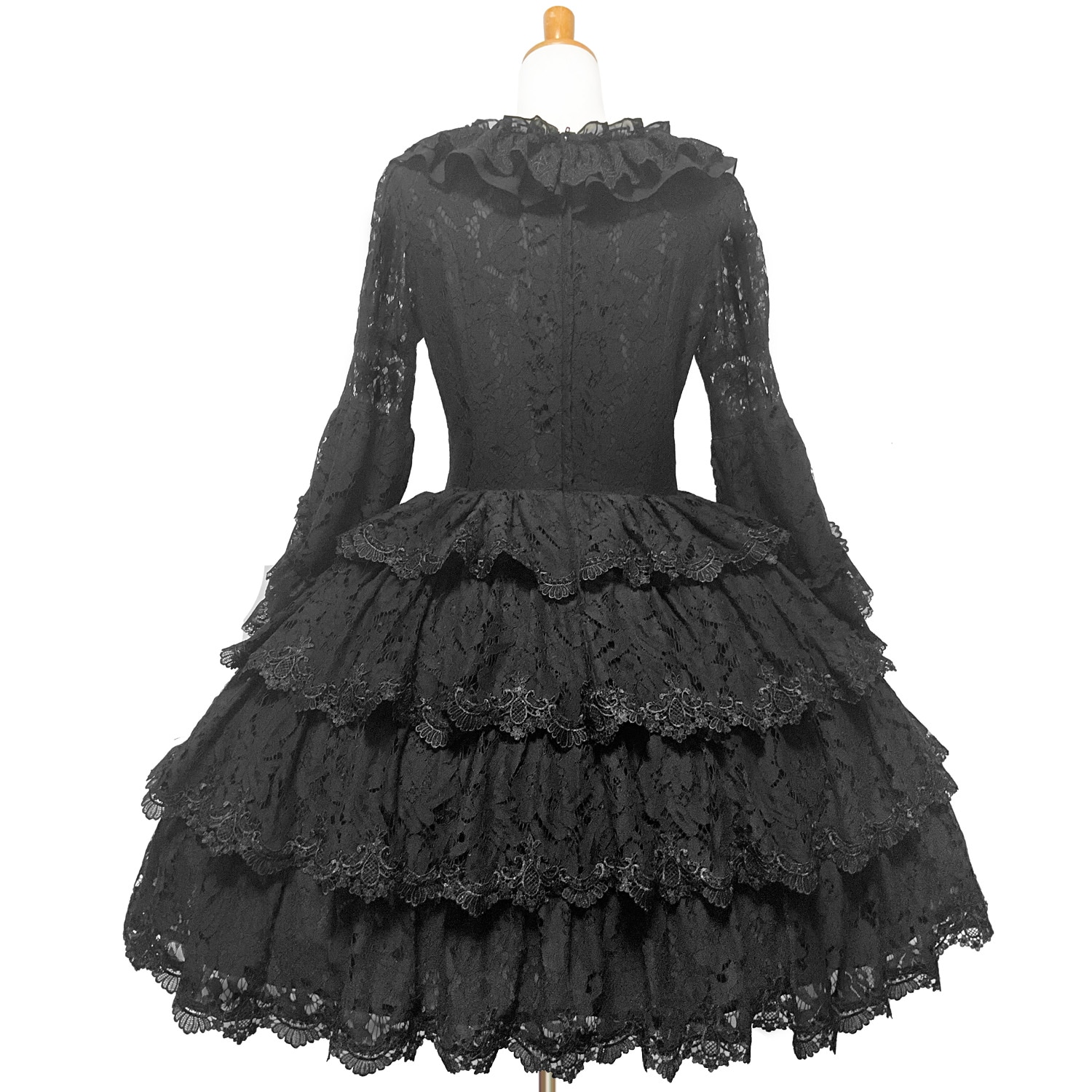 アンドロミオ ロココ薔薇ドレス アンティークフリルのクラシックワンピ ロココ薔薇ドレス アンティークフリルのクラシックワンピ AND