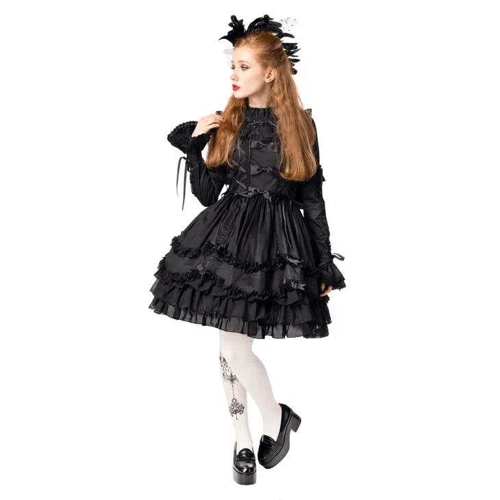 アンドロミオ 総レース ドレス The Witch's Dress」魔女ワンピース【素材、レース、リボン