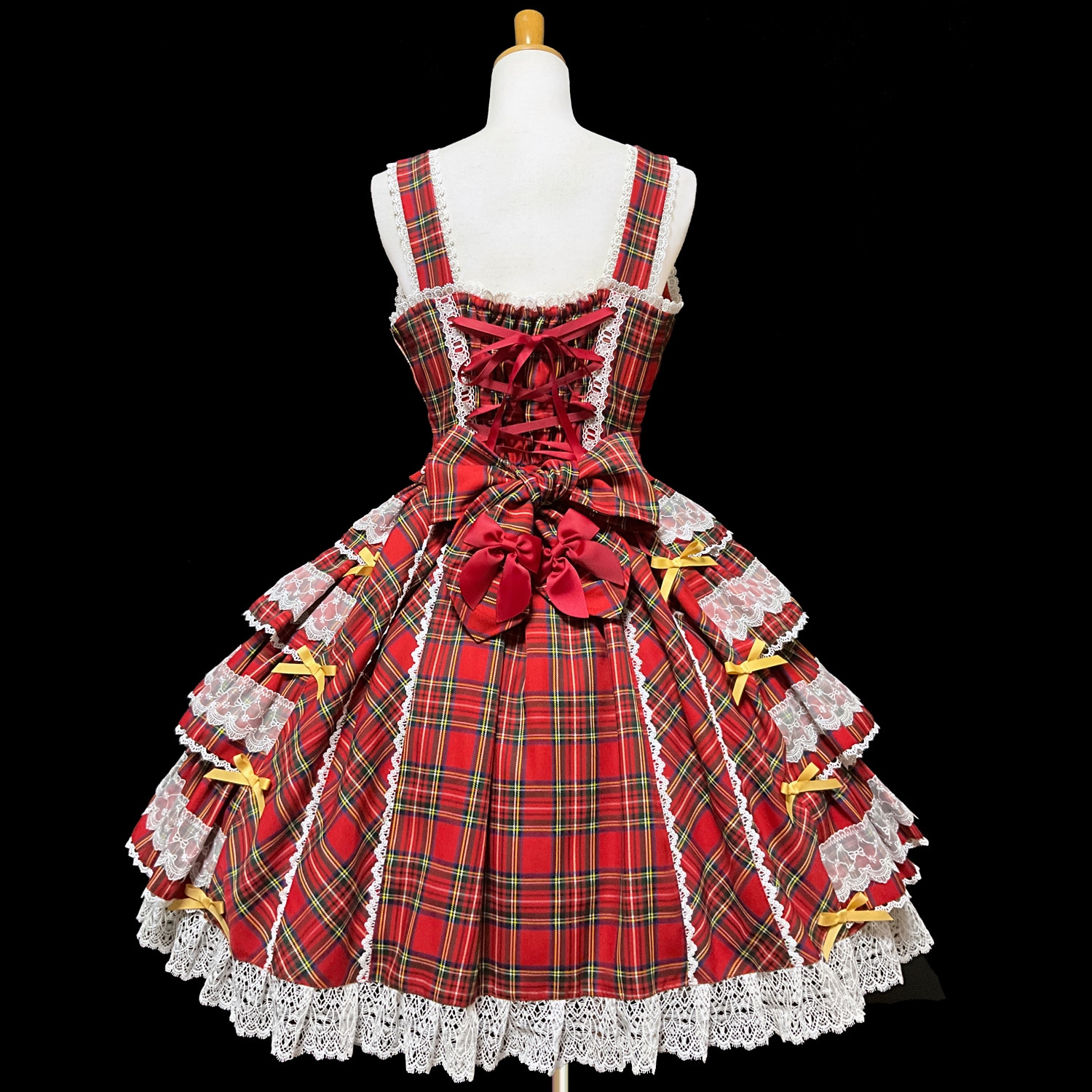 最新作】【赤チェック】Scarlet Emblem JSK（スカーレット・エンブレム