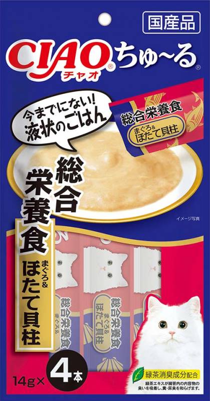 ちゃおちゅーる まぐろほたて90本 CIAO ちゅ～る まぐろ＆ほたて貝柱 | 商品情報 - キャットフード