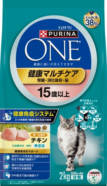 ネスレ ピュリナ ワン キャット 健康マルチケア 腎臓・消化吸収・脳 15