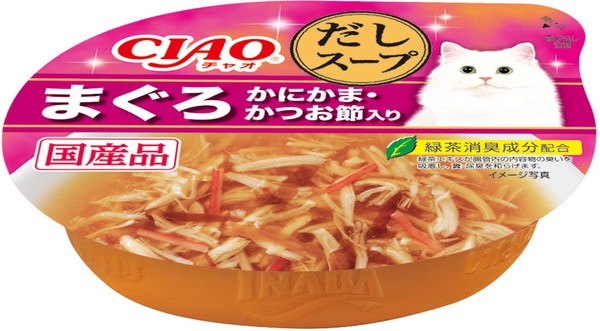 いなば CIAO このままだしスープカップ まぐろ かにかま