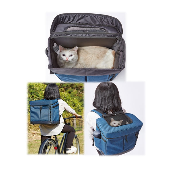 アドメイト Liscio CAT リュックキャリー グレー の購入| 猫その他用品