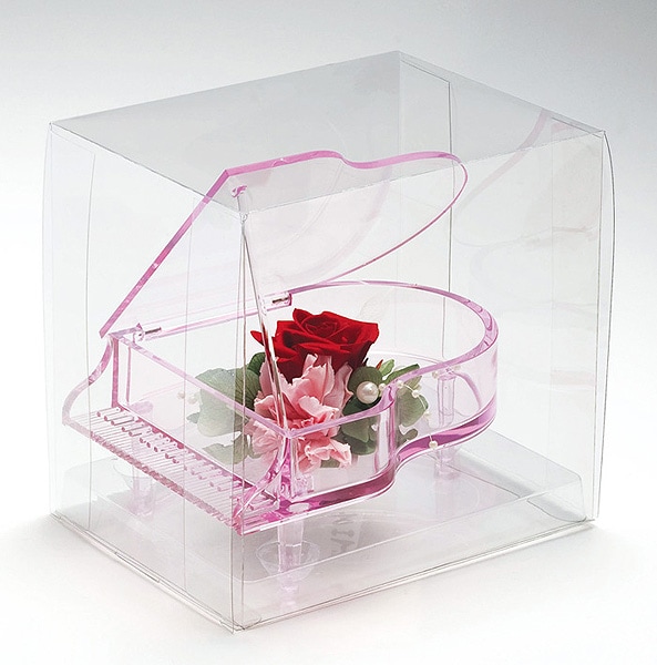 ML アクリルピアノ ギフト用ケース (2個入り) | フラワー資材,花器