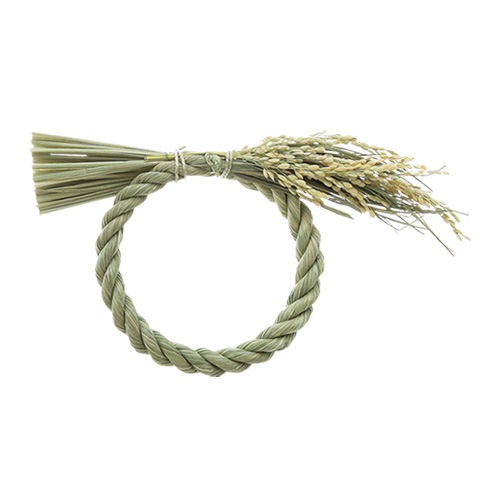 しめ縄リース♡こだわりの丹波篠山稲藁 しめ縄リース♡こだわりの丹波篠山稲藁 しめ縄リース♡こだわり