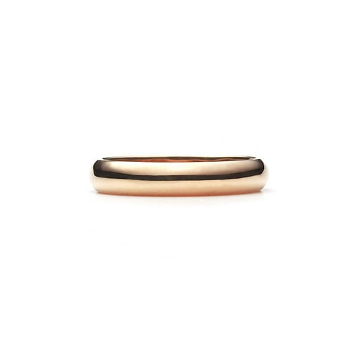 Round Band Ring K18PG 幅4.0mm