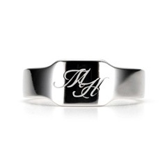 Signet Ring Pt950 ��7.0mm