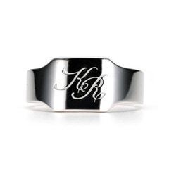 Signet Ring Pt950 ��9.5mm