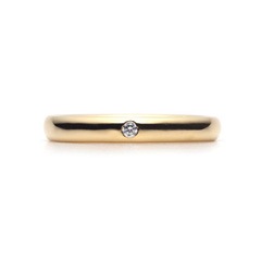 Diamond Nude Ring K18YG ��3.0mm