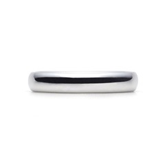 Twin Stone Nude Ring Pt950 ��4.0mm