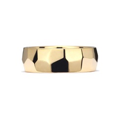 Rock Band Ring K18YG ��6.5mm