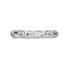 Arabesque Narrow Ring K18WG