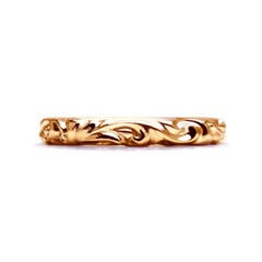 Arabesque Band Ring K18PG