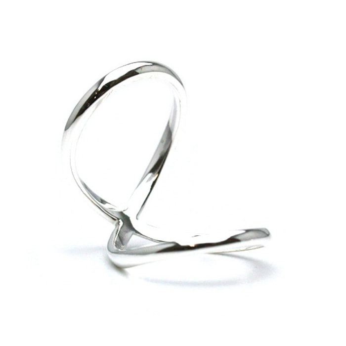 DECORATE Plain Mobius Silver Ring