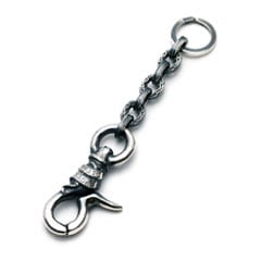 ブラックサインxアージェントグリームコラボキーホルダー シルバーアクセサリーブランドアージェントグリーム