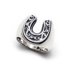 ARGENT GLEAM HORSE SHOE RING SmallʥС