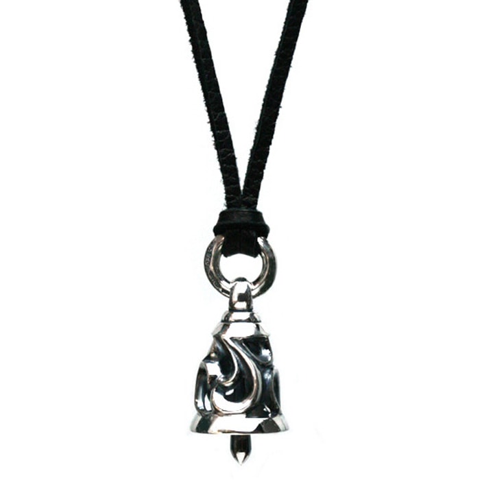 ArgentGleam Classic Arabesque Bell Charm / Small