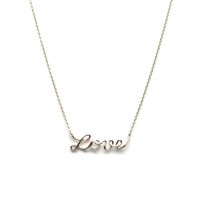 WireWork"Love"Necklace