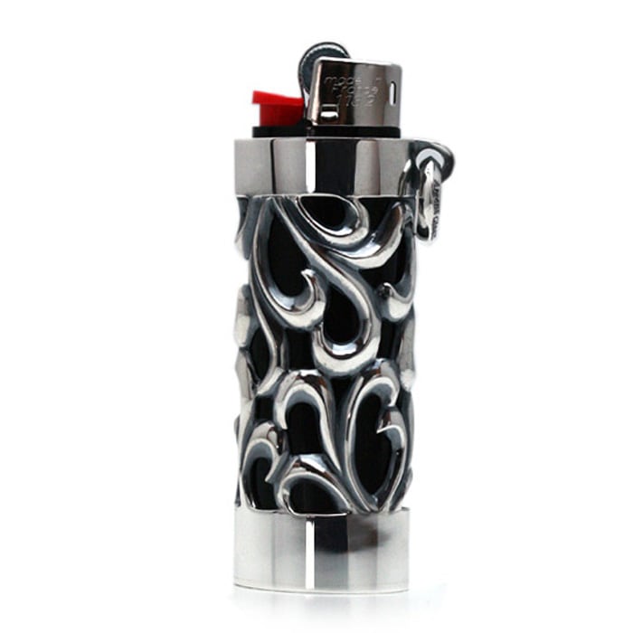 ArgentGleam Classic Arabesque Lighter Case / Large